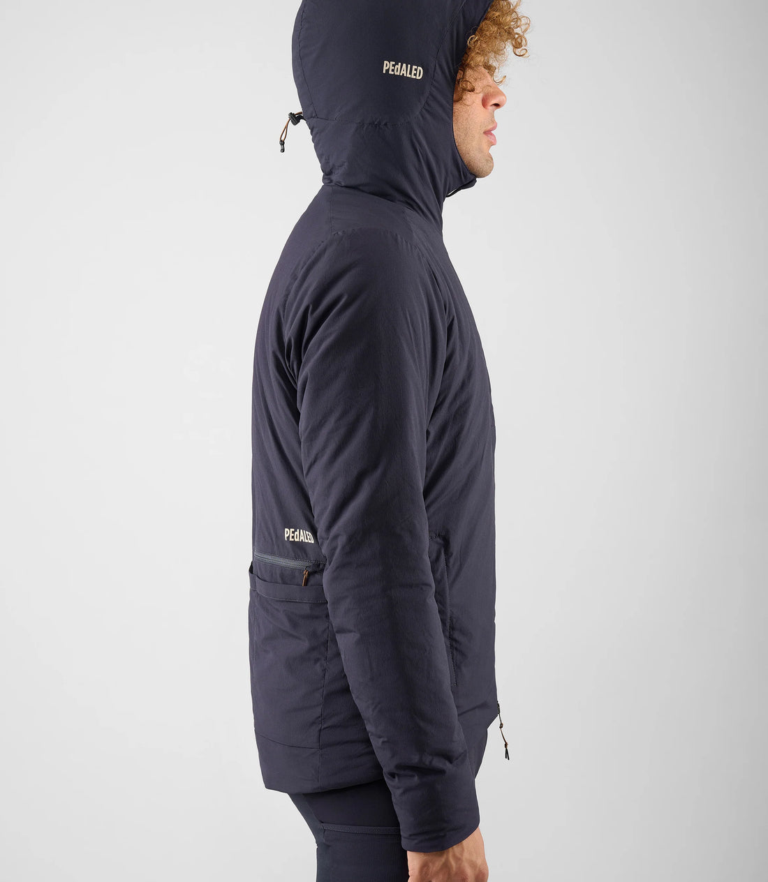 Pedaled Odyssey Insulated Hooded Jacket Winter Fahrradjacke Dark Navy
