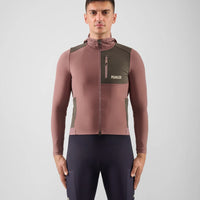 Pedaled Odyssey Hooded Long Sleeve Jersey Radtrikot langarm Dark Rose