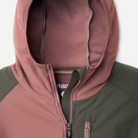 Pedaled Odyssey Hooded Long Sleeve Jersey Radtrikot langarm Dark Rose