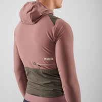 Pedaled Odyssey Hooded Long Sleeve Jersey Radtrikot langarm Dark Rose