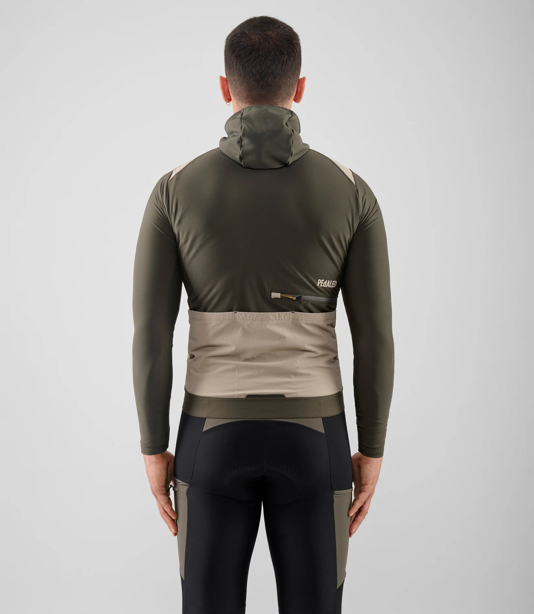 Pedaled Odyssey Hooded Long Sleeve Jersey Radtrikot langarm Grey Ink