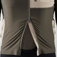 Pedaled Odyssey Hooded Long Sleeve Jersey Radtrikot langarm Grey Ink