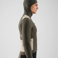 Pedaled Odyssey Hooded Long Sleeve Jersey Radtrikot langarm Grey Ink