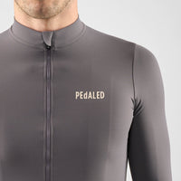 Pedaled Element Long Sleeve Jersey Radtrikot langarm Grey