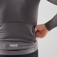 Pedaled Element Long Sleeve Jersey Radtrikot langarm Grey