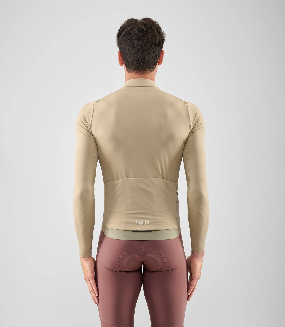 Pedaled Element Long Sleeve Jersey Radtrikot langarm Beige