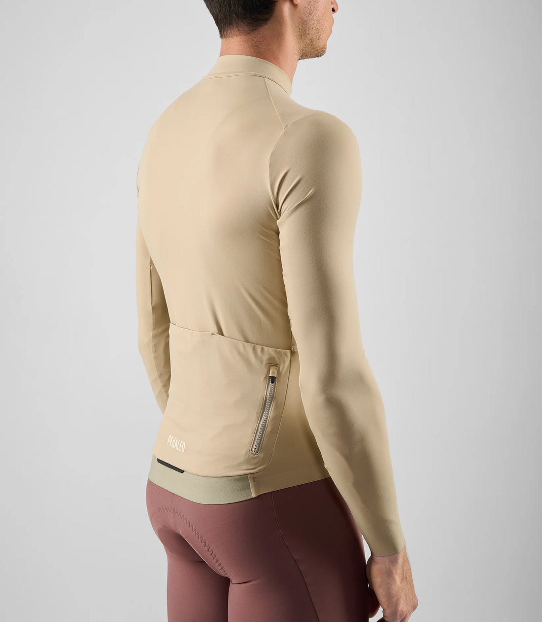 Pedaled Element Long Sleeve Jersey Radtrikot langarm Beige