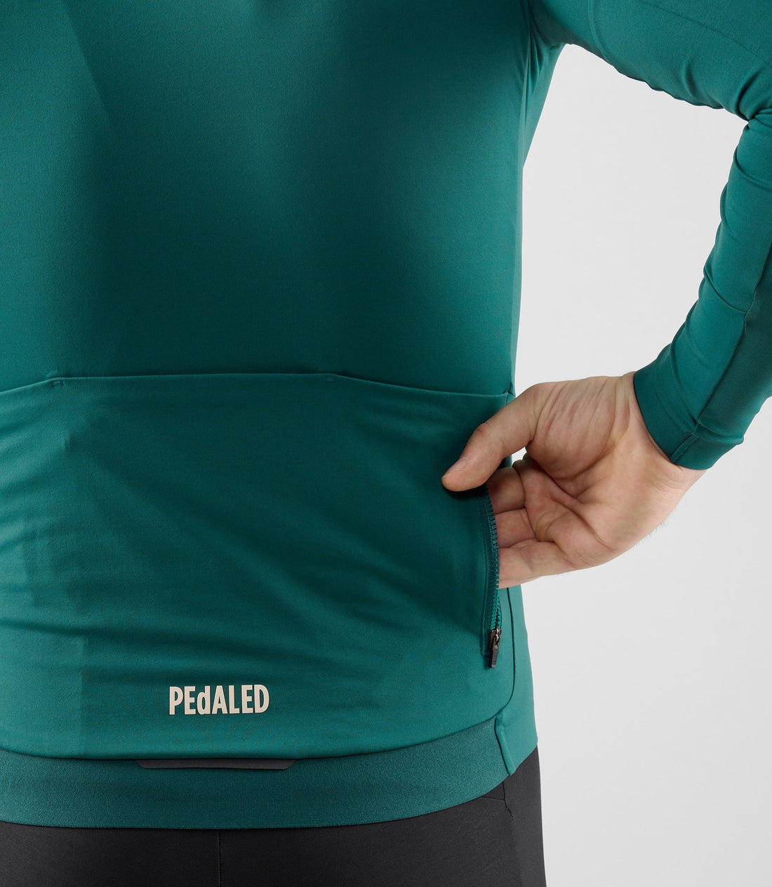Pedaled Element Long Sleeve Jersey Radtrikot langarm Teal