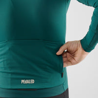 Pedaled Element Long Sleeve Jersey Radtrikot langarm Teal
