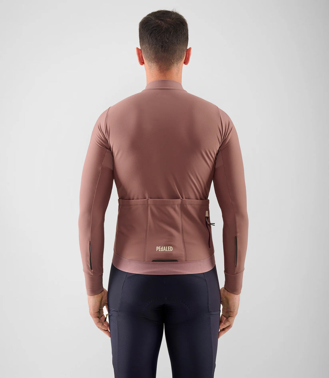 Pedaled Odyssey Long Sleeve Jersey Radtrikot langarm Dark Rose