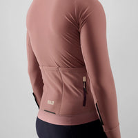 Pedaled Odyssey Long Sleeve Jersey Radtrikot langarm Dark Rose