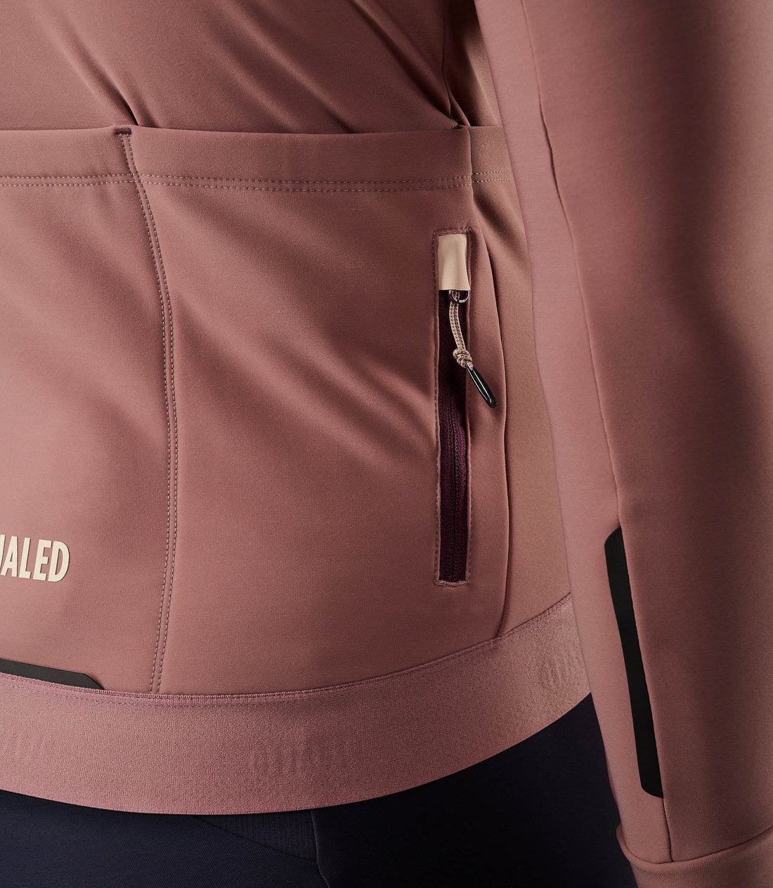 Pedaled Odyssey Long Sleeve Jersey Radtrikot langarm Dark Rose