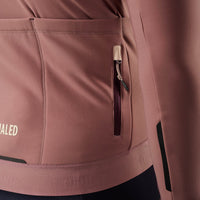 Pedaled Odyssey Long Sleeve Jersey Radtrikot langarm Dark Rose