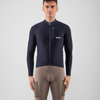Pedaled Odyssey Long Sleeve Jersey Radtrikot langarm Dark Navy