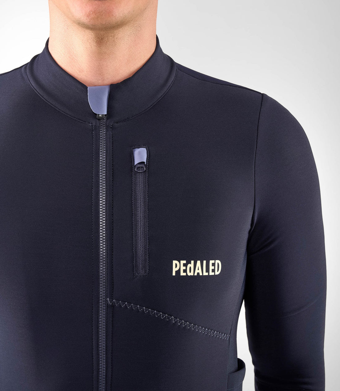 Pedaled Odyssey Long Sleeve Jersey Radtrikot langarm Dark Navy