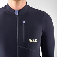 Pedaled Odyssey Long Sleeve Jersey Radtrikot langarm Dark Navy
