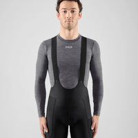 Pedaled Element Merino Base Layer Radunterhemd langarm Grey