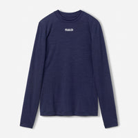 Pedaled Element Merino Base Layer Radunterhemd langarm Navy Blue
