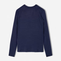 Pedaled Element Merino Base Layer Radunterhemd langarm Navy Blue