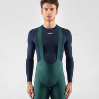 Pedaled Element Merino Base Layer Radunterhemd langarm Navy Blue