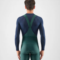 Pedaled Element Merino Base Layer Radunterhemd langarm Navy Blue