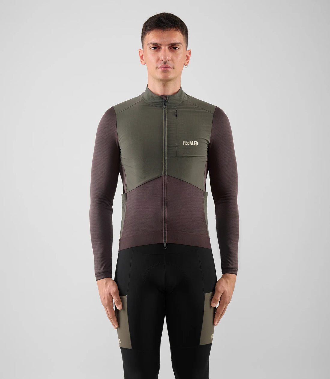 Pedaled Odyssey Windblock Merino Long Sleeve Jersey Radtrikot langarm Raisin Purple