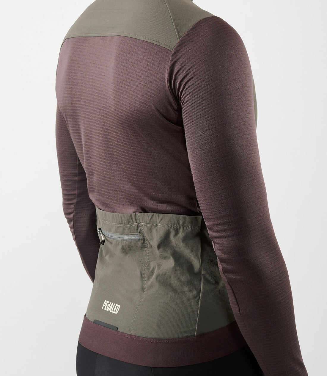 Pedaled Odyssey Windblock Merino Long Sleeve Jersey Radtrikot langarm Raisin Purple