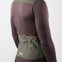 Pedaled Odyssey Windblock Merino Long Sleeve Jersey Radtrikot langarm Raisin Purple