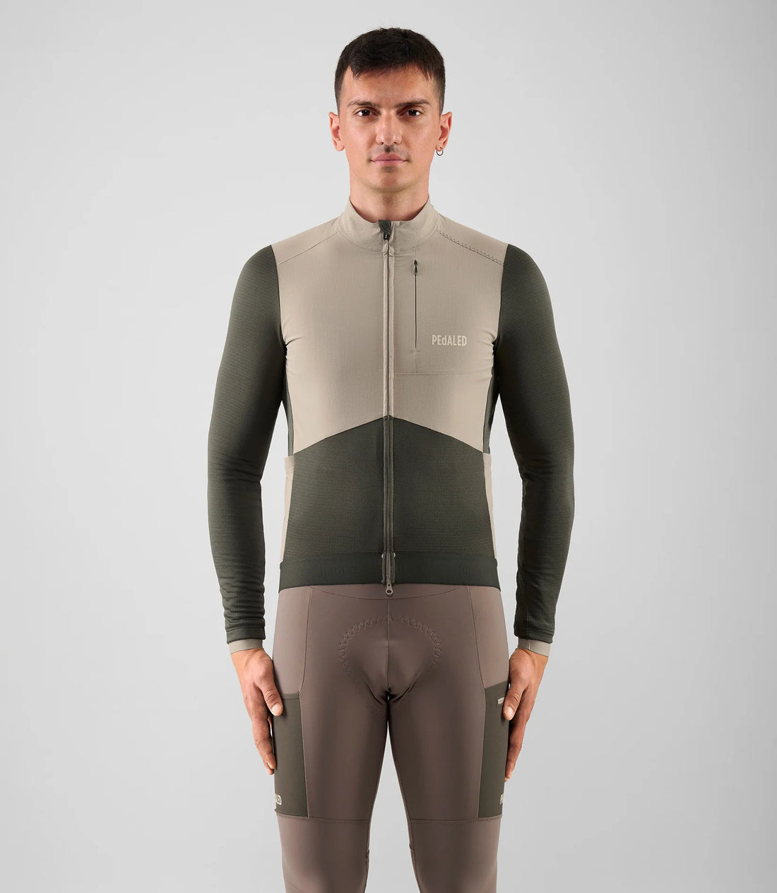 Pedaled Odyssey Windblock Merino Long Sleeve Jersey Radtrikot langarm Grey Ink