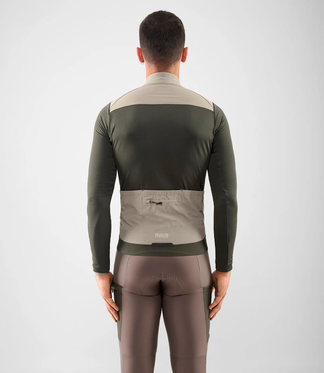 Pedaled Odyssey Windblock Merino Long Sleeve Jersey Radtrikot langarm Grey Ink