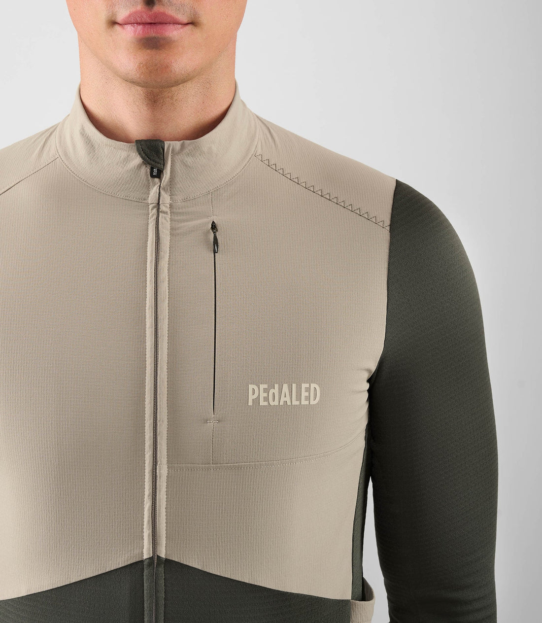 Pedaled Odyssey Windblock Merino Long Sleeve Jersey Radtrikot langarm Grey Ink