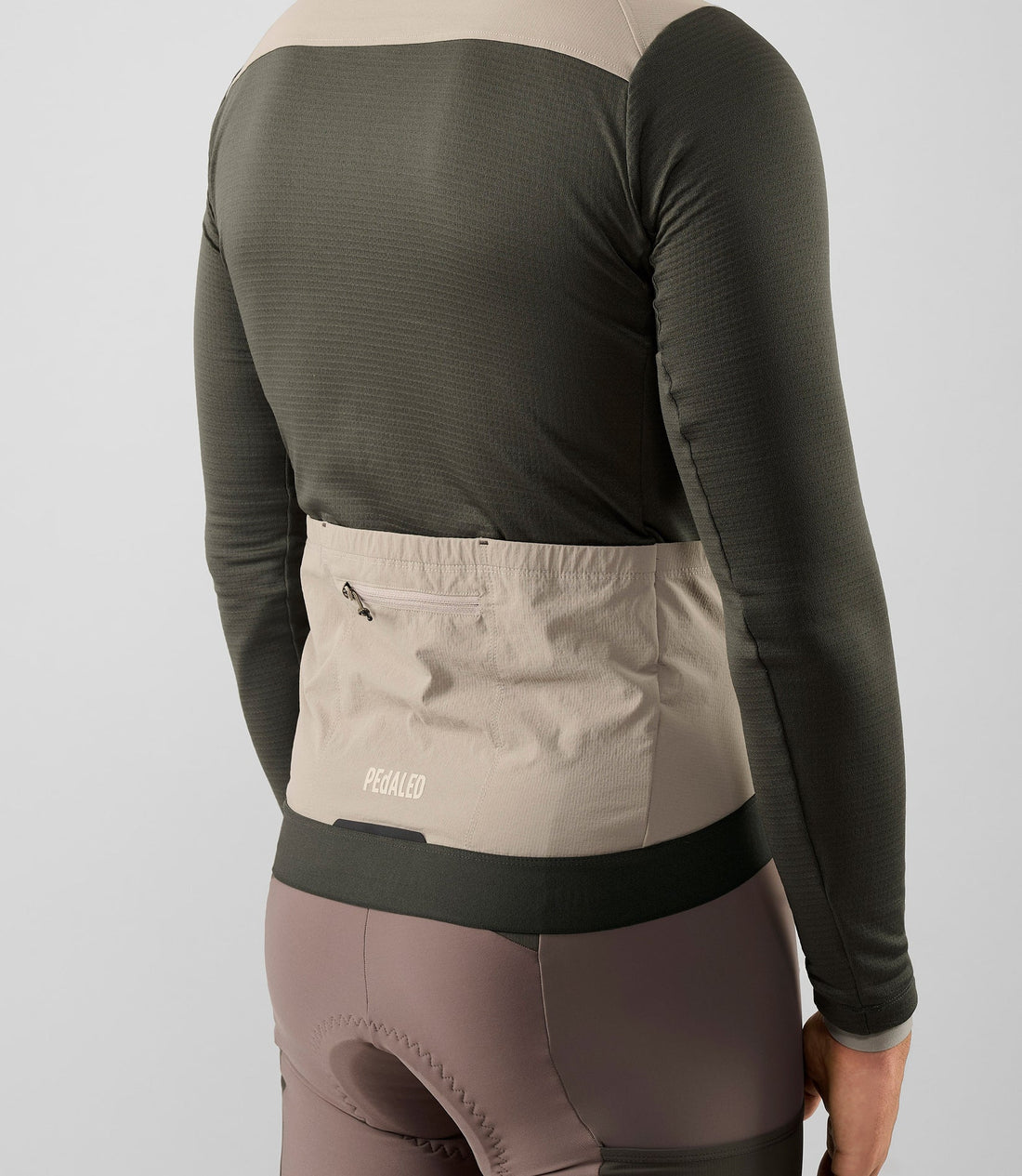 Pedaled Odyssey Windblock Merino Long Sleeve Jersey Radtrikot langarm Grey Ink