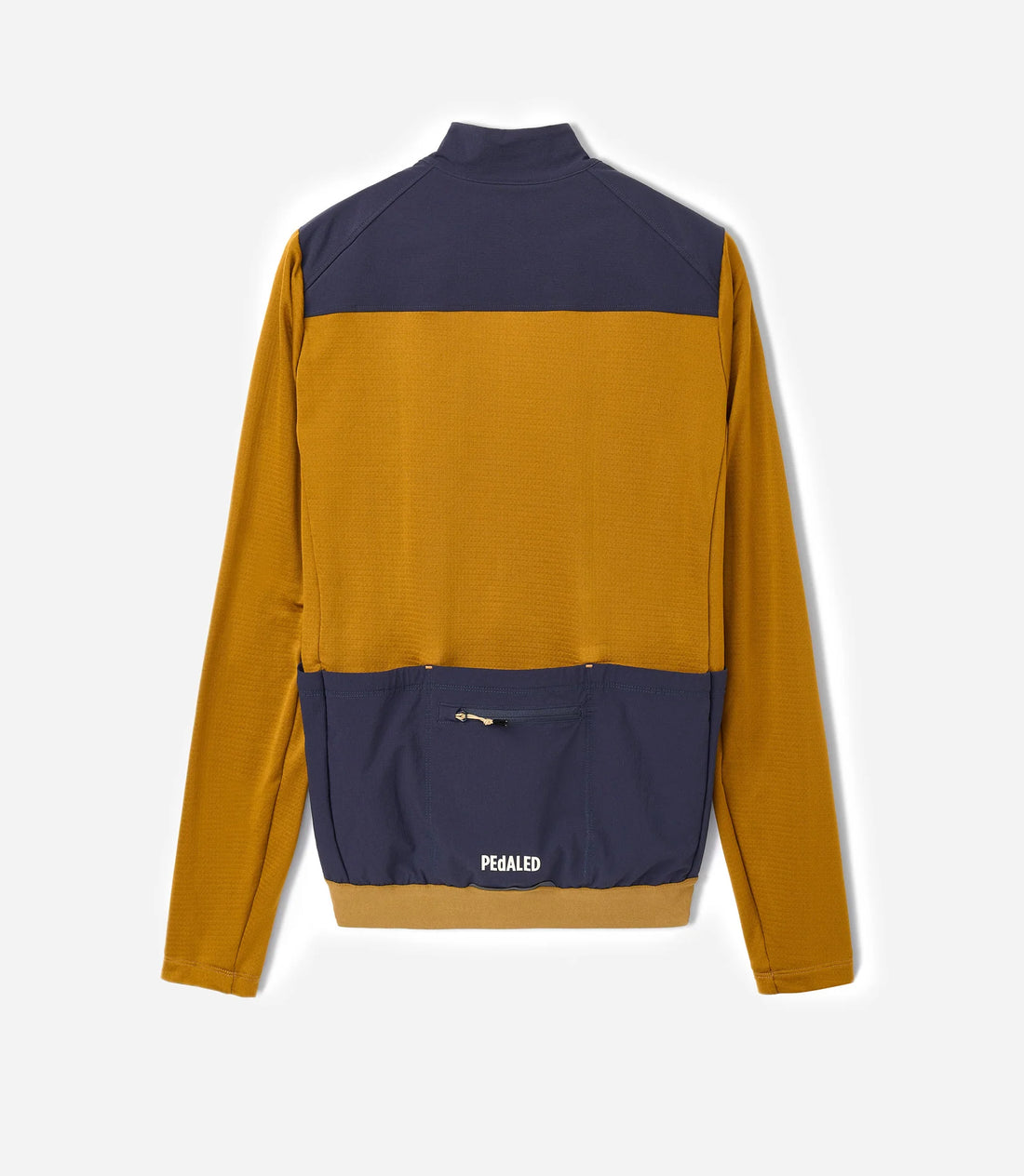 Pedaled Odyssey Windblock Merino Long Sleeve Jersey Radtrikot langarm Mustard