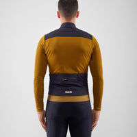 Pedaled Odyssey Windblock Merino Long Sleeve Jersey Radtrikot langarm Mustard