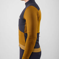 Pedaled Odyssey Windblock Merino Long Sleeve Jersey Radtrikot langarm Mustard