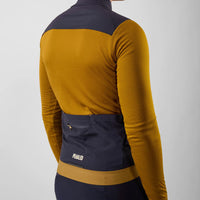 Pedaled Odyssey Windblock Merino Long Sleeve Jersey Radtrikot langarm Mustard