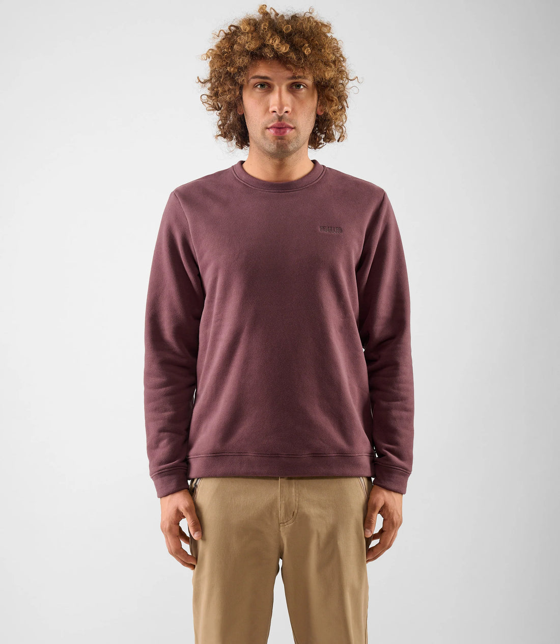 Pedaled Lifewear Zipped Sweatshirt Unisex Pullover Raisin Purple