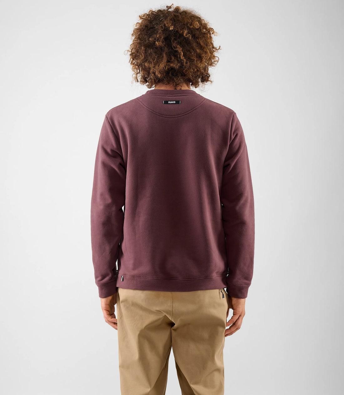 Pedaled Lifewear Zipped Sweatshirt Unisex Pullover Raisin Purple