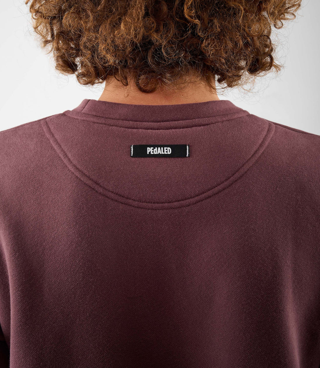 Pedaled Lifewear Zipped Sweatshirt Unisex Pullover Raisin Purple