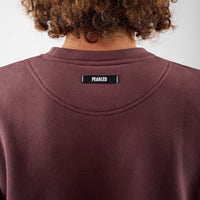 Pedaled Lifewear Zipped Sweatshirt Unisex Pullover Raisin Purple