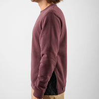 Pedaled Lifewear Zipped Sweatshirt Unisex Pullover Raisin Purple