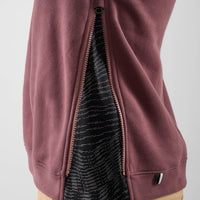 Pedaled Lifewear Zipped Sweatshirt Unisex Pullover Raisin Purple