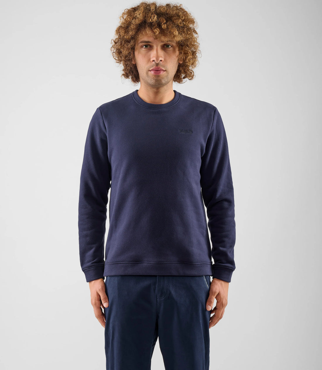 Pedaled Lifewear Zipped Sweatshirt Unisex Pullover Dark Navy