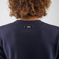 Pedaled Lifewear Zipped Sweatshirt Unisex Pullover Dark Navy