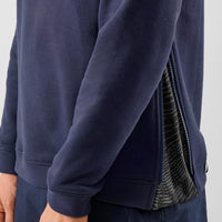 Pedaled Lifewear Zipped Sweatshirt Unisex Pullover Dark Navy