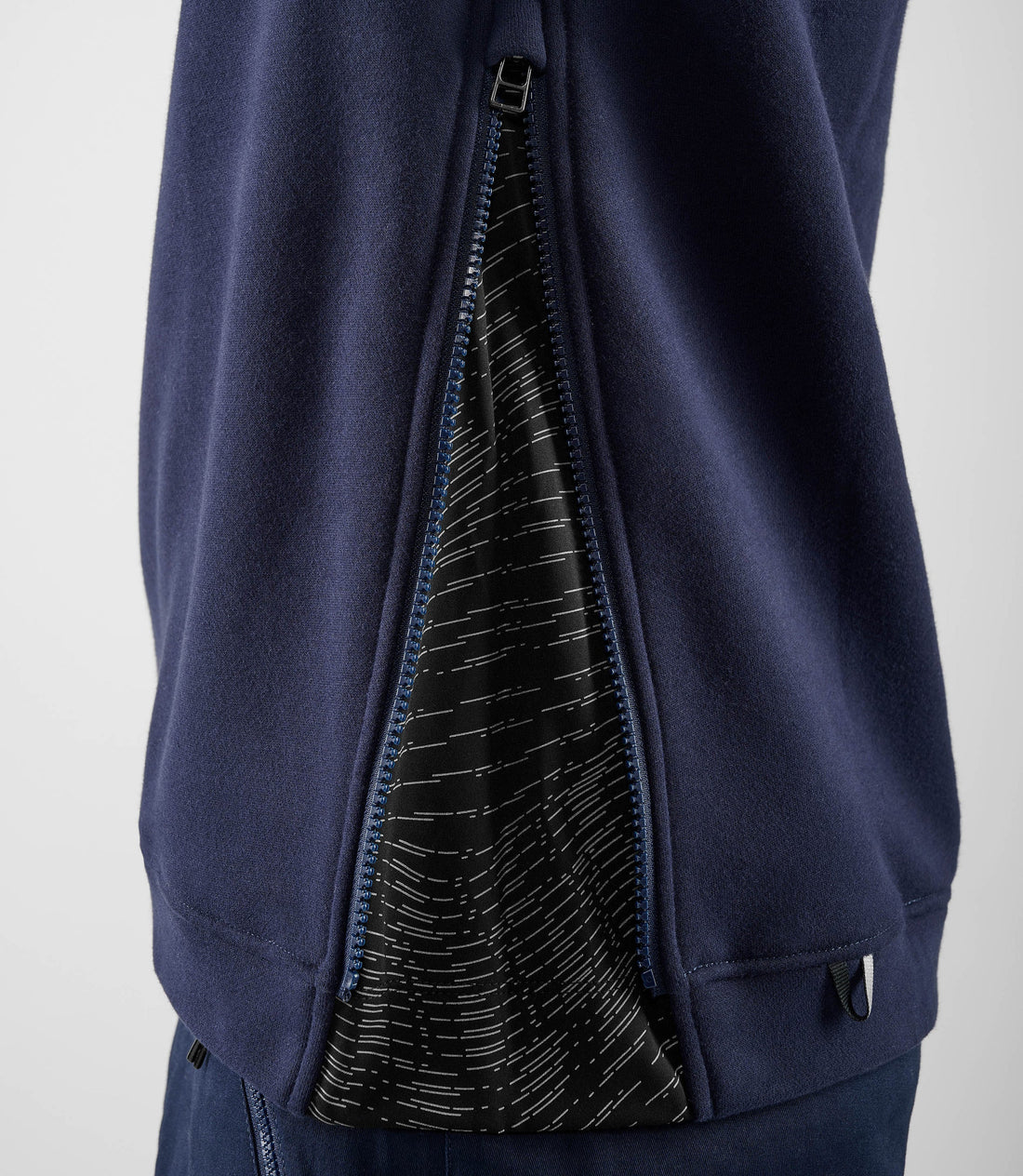 Pedaled Lifewear Zipped Sweatshirt Unisex Pullover Dark Navy