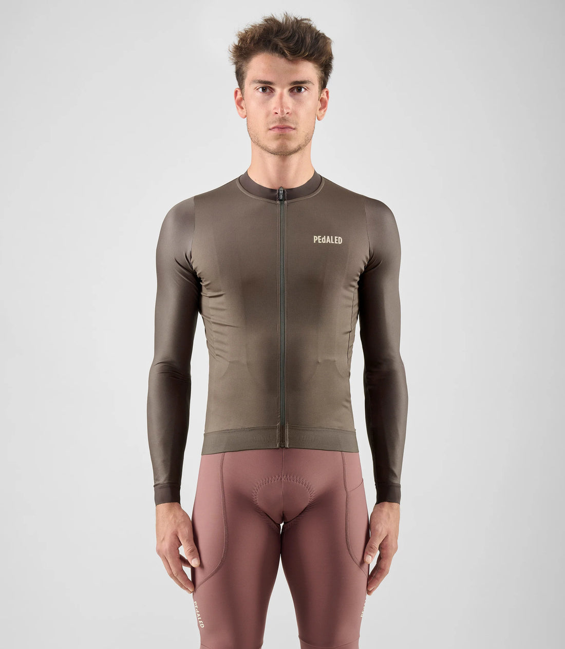 Pedaled Element Training Long Sleeve Jersey Radtrikot langarm Grey