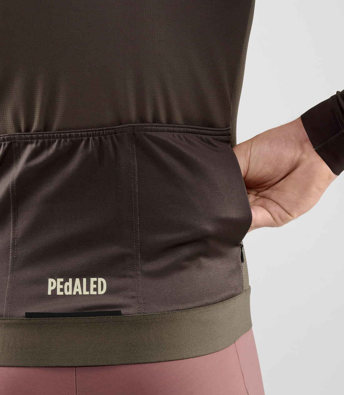 Pedaled Element Training Long Sleeve Jersey Radtrikot langarm Grey