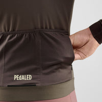 Pedaled Element Training Long Sleeve Jersey Radtrikot langarm Grey