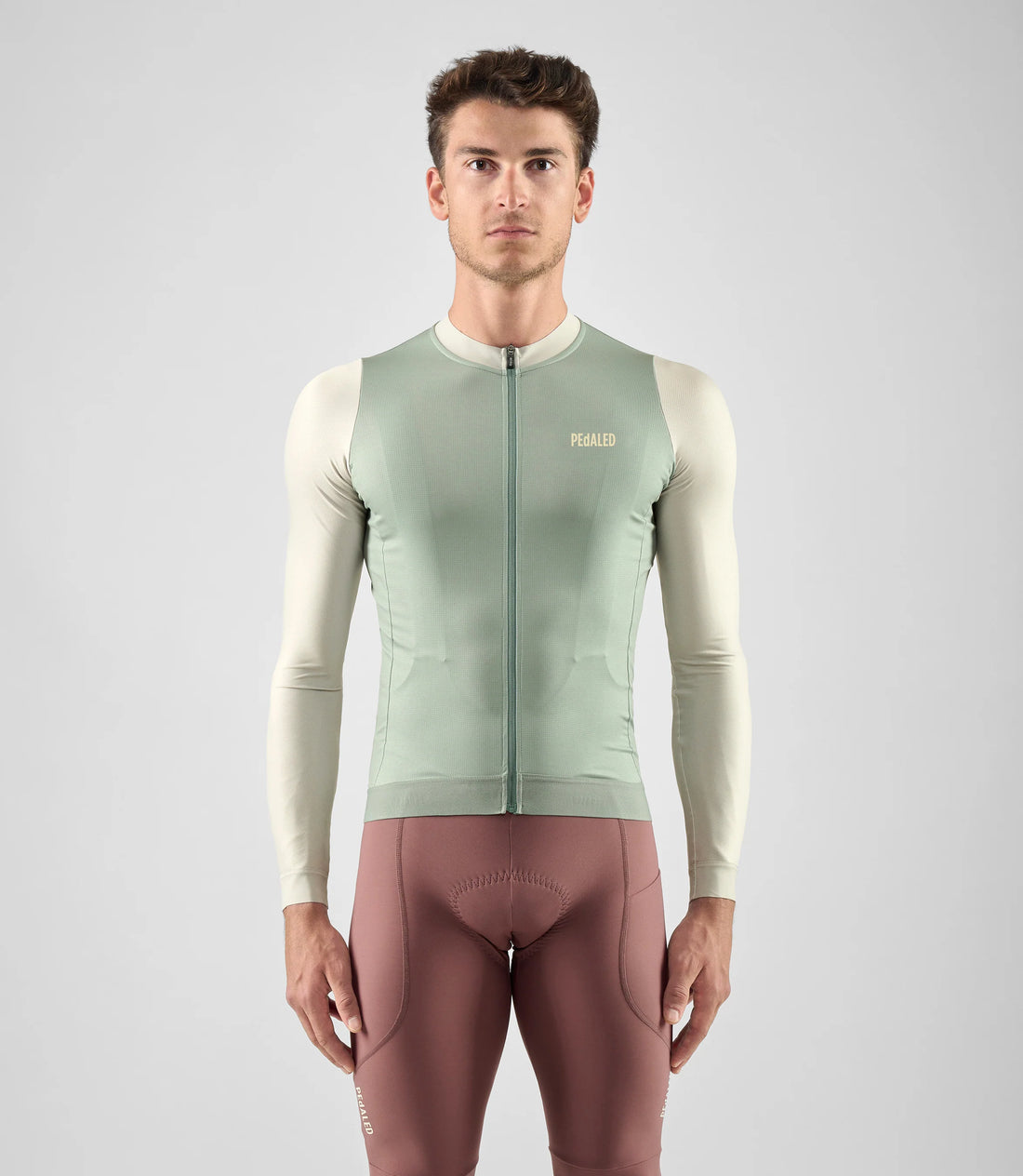 Pedaled Element Training Long Sleeve Jersey Radtrikot langarm Light Blue